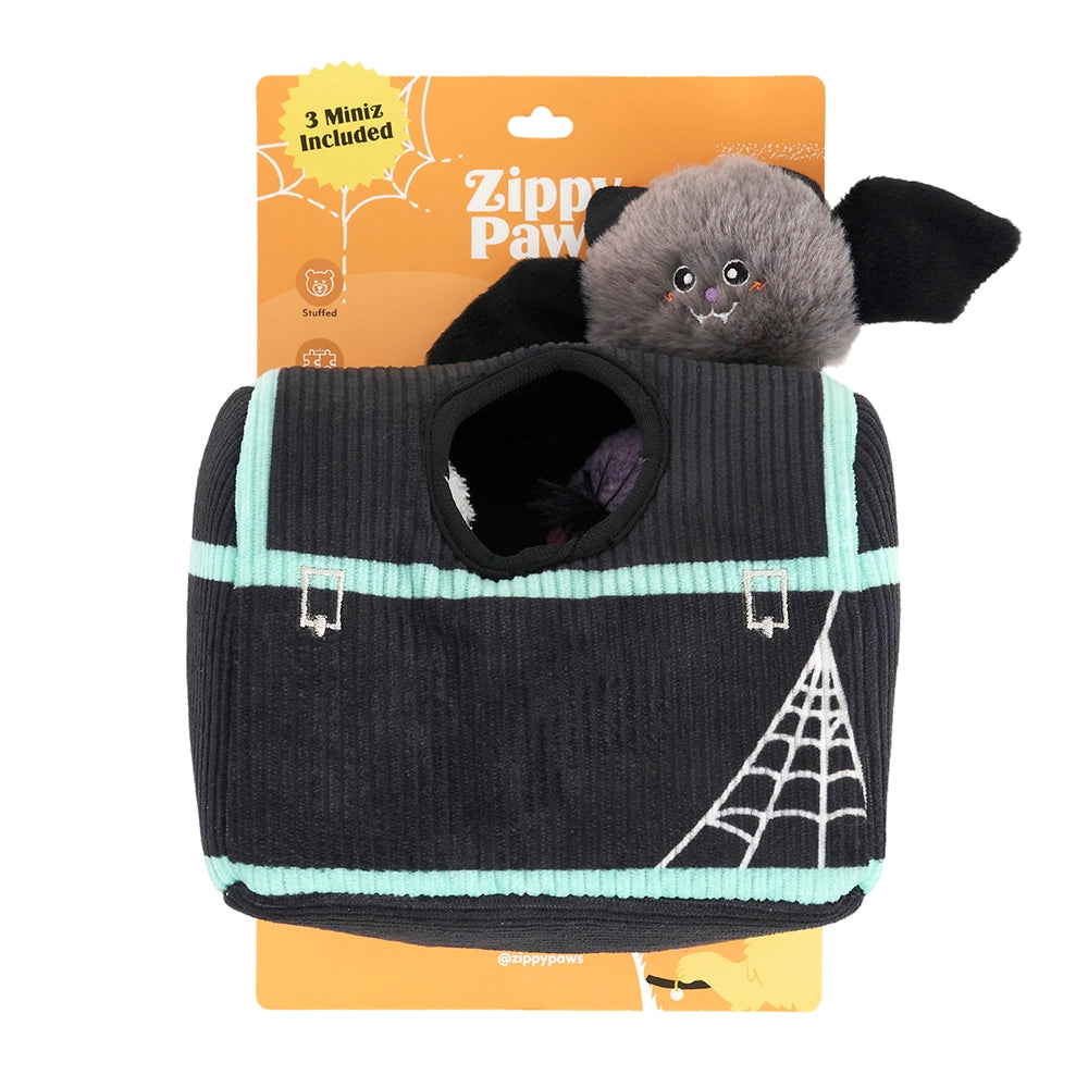 Peluche de flair Coffre Hanté – Jouet d'occupation pour chien – ZippyPaws® Burrow™ Halloween