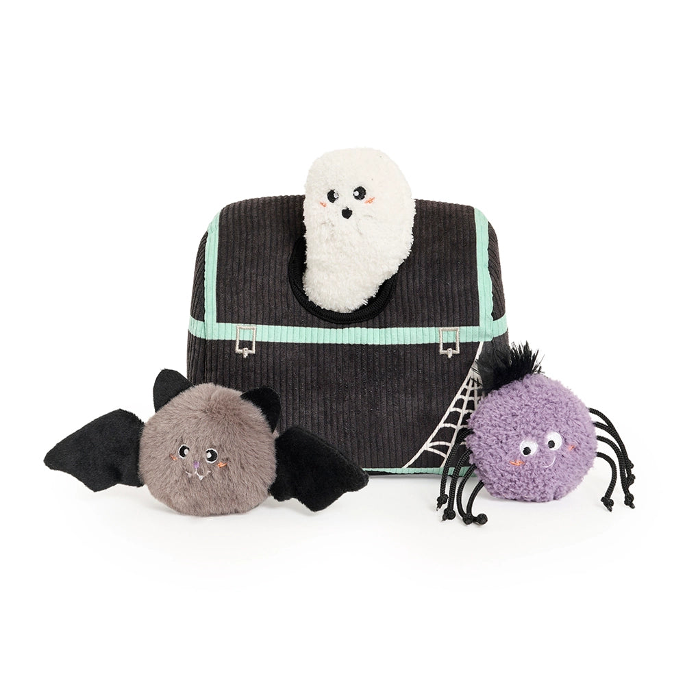 Peluche de flair Coffre Hanté – Jouet d'occupation pour chien – ZippyPaws® Burrow™ Halloween