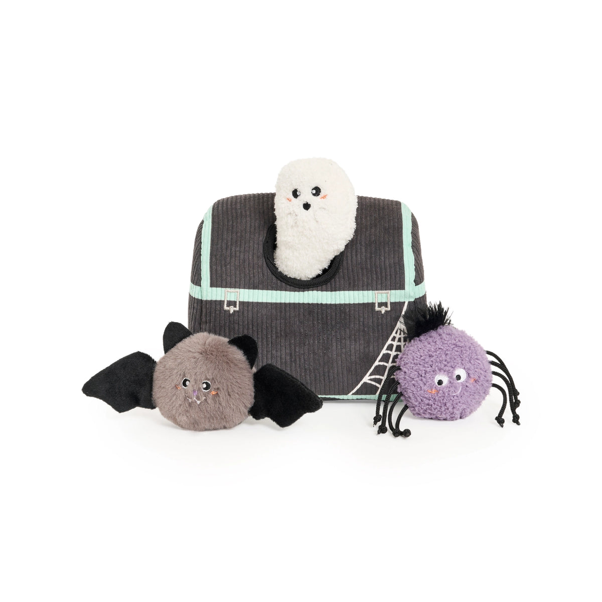 Peluche de flair Coffre Hanté – Jouet d'occupation pour chien – ZippyPaws® Burrow™ Halloween