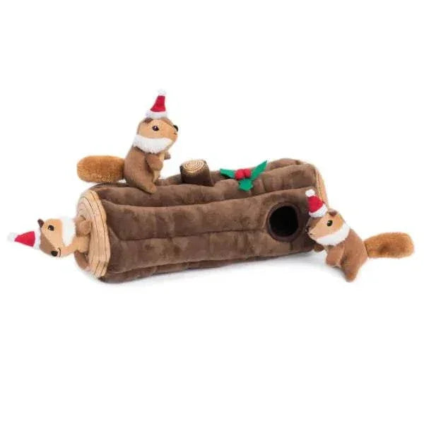 Jouet Pour Chien En Peluche Avec Distributeur De Friandises - Forme Gâteau, Couineur Intégré - Anti-stress Et Occupation