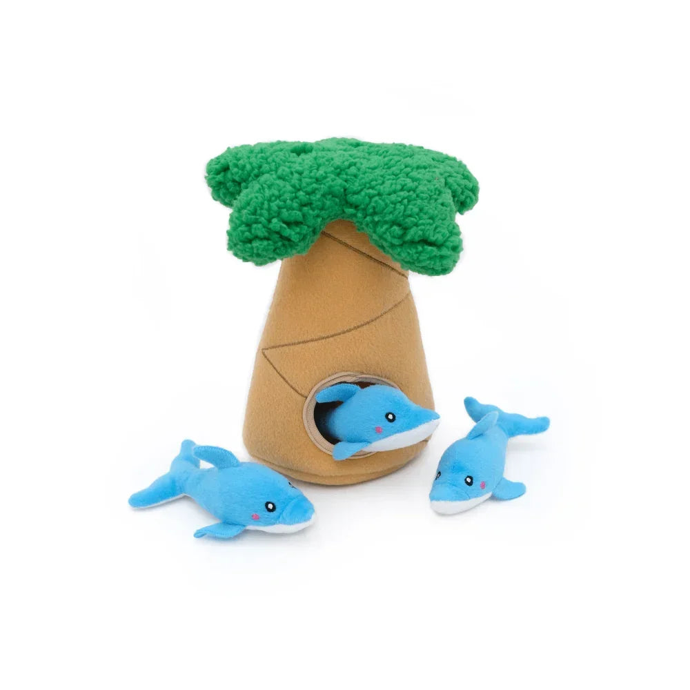 peluche de flair dauphin et arbre