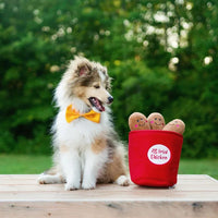 peluche de flair fried chicken pour chien
