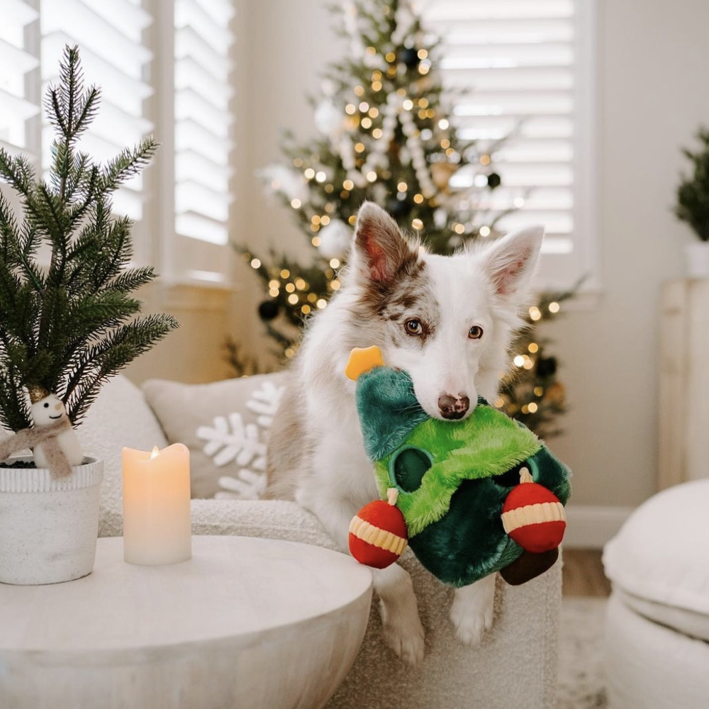 peluche de flair sapin de noel xxl pour chiens