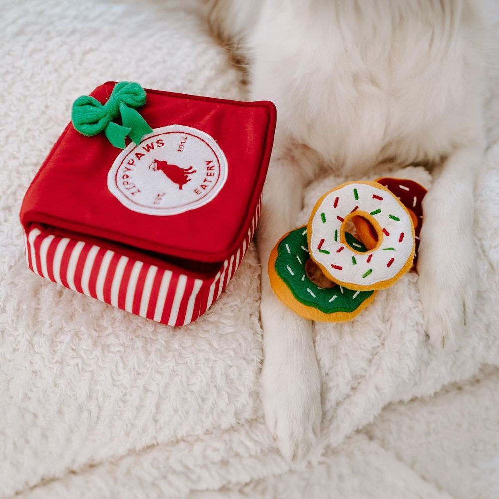 peluche de flair donut box xmas