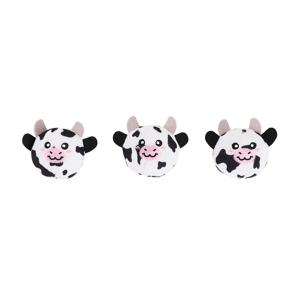 Peluche de flair Grange et Vaches – Jouet d'occupation pour chien – ZippyPaws® Burrow™