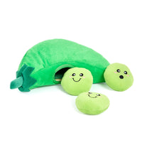 Peluche de flair Petits Pois – Jouet d'occupation pour chien – ZippyPaws® Burrow™