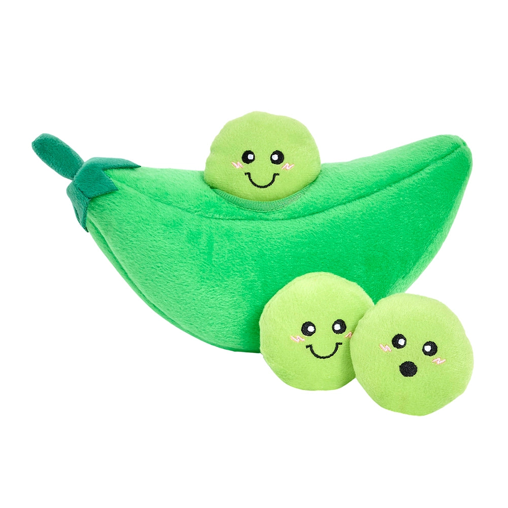 Peluche de flair Petits Pois – Jouet d'occupation pour chien – ZippyPaws® Burrow™