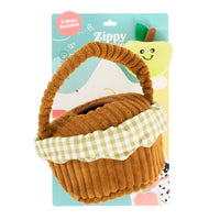 Peluche de flair Panier de Pique-Nique – Jouet d'occupation pour chien – ZippyPaws® Burrow™