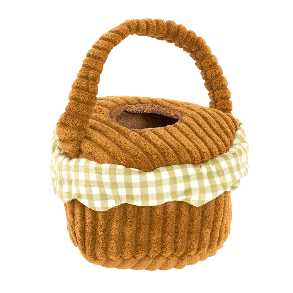Peluche de flair Panier de Pique-Nique – Jouet d'occupation pour chien – ZippyPaws® Burrow™