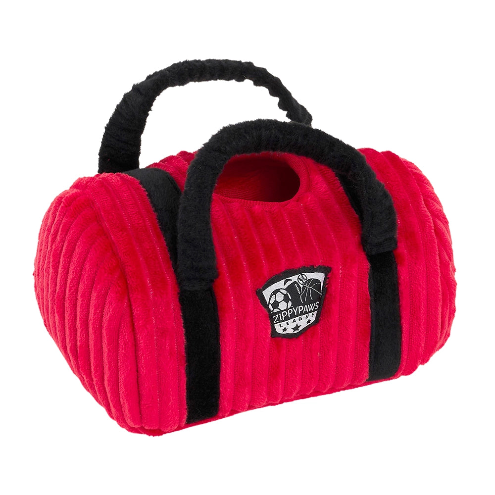 Peluche de flair Sac de Sport – Jouet d'occupation pour chien – ZippyPaws® Burrow™