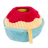 Peluche de flair Spaghettis et Boulettes – Jouet d'occupation pour chien – ZippyPaws® Burrow™