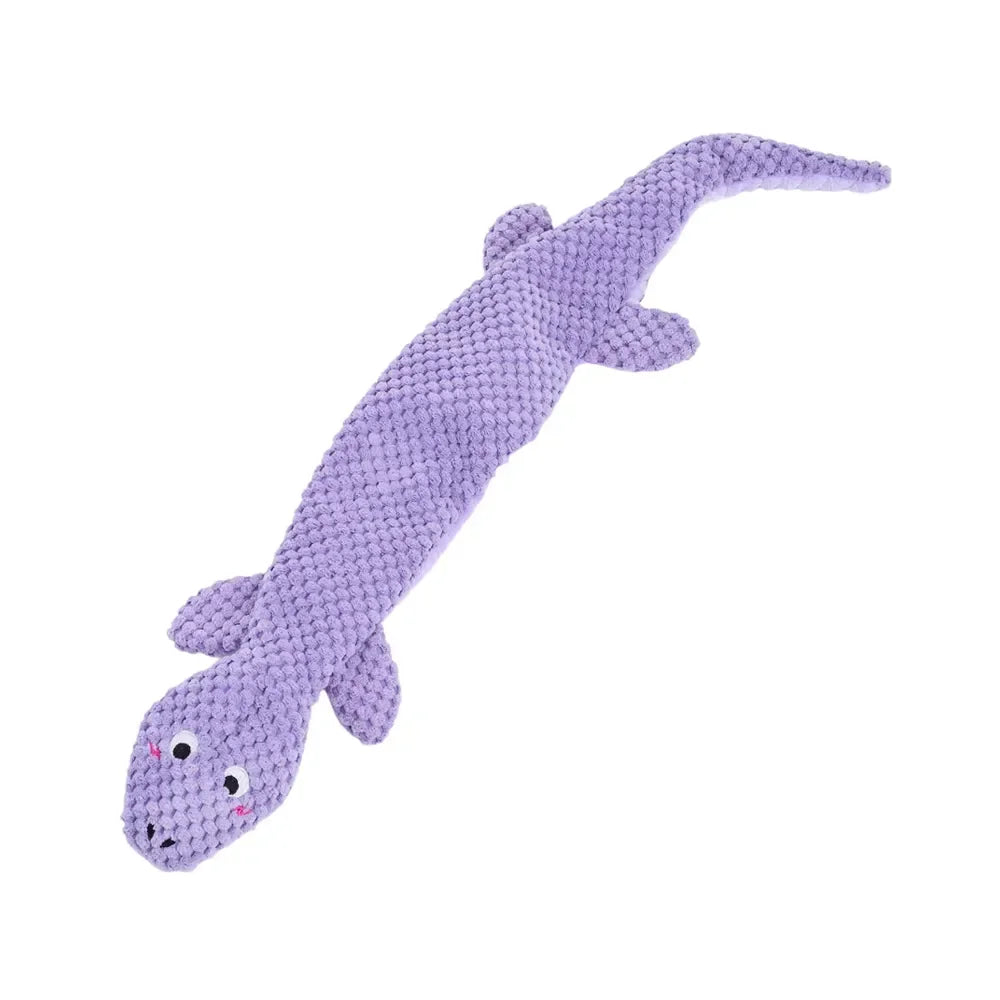 Peluche Lézard Mauve pour chien 🦎 – Ropetilez® Purple Lizard Zippypaws