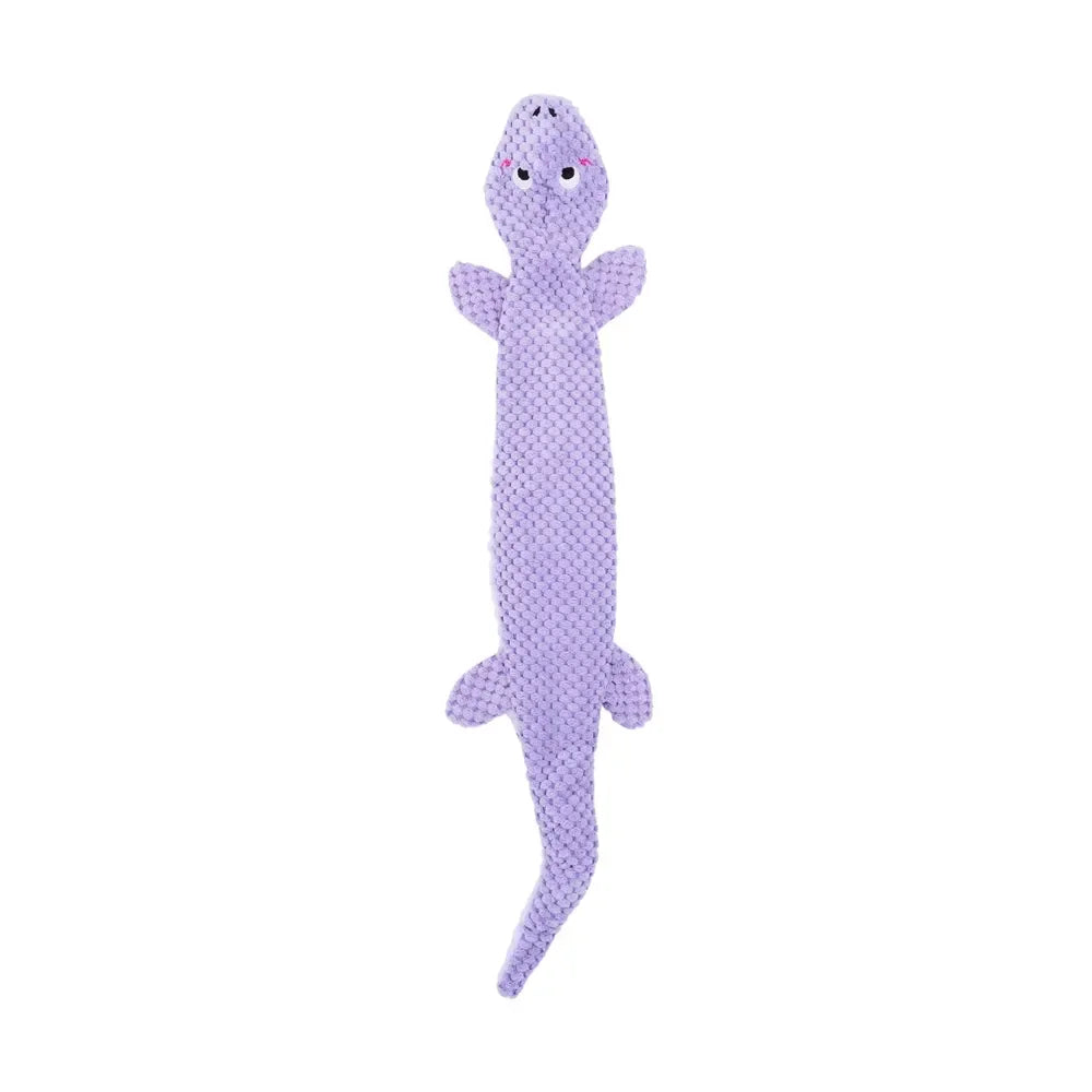 Peluche Lézard Mauve pour chien 🦎 – Ropetilez® Purple Lizard Zippypaws