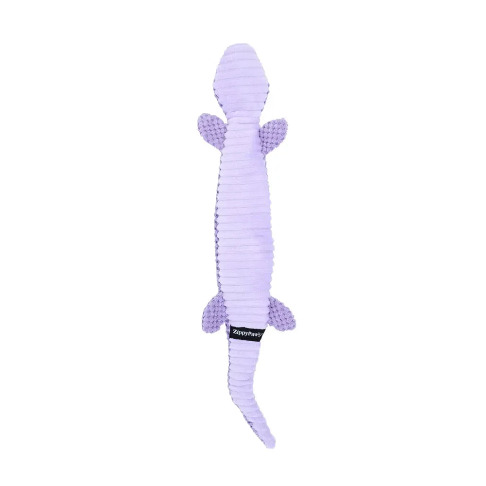 Peluche Lézard Mauve pour chien 🦎 – Ropetilez® Purple Lizard Zippypaws