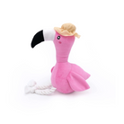 peluche zippypaws playful pal freya le flamant rose