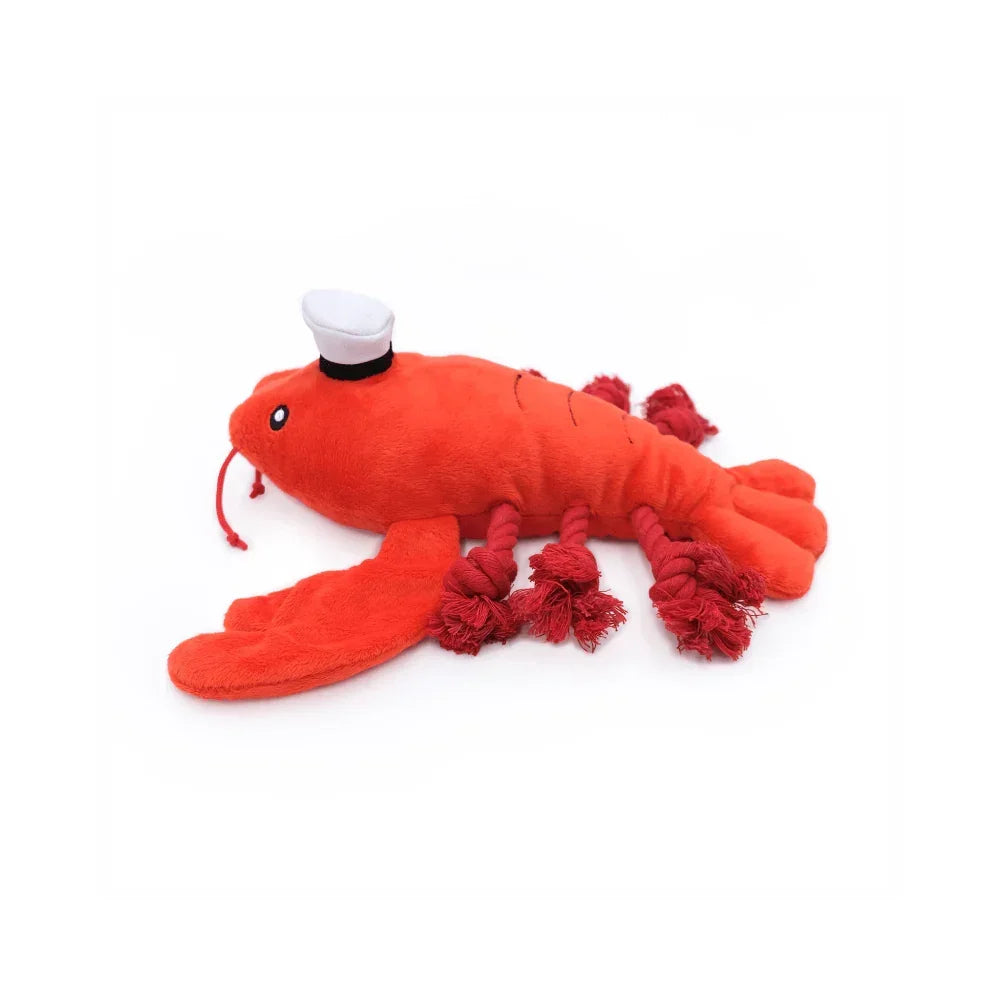 peluche pour chiens playful pal luca le homard