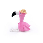 peluche zippypaws playful pal freya le flamant rose