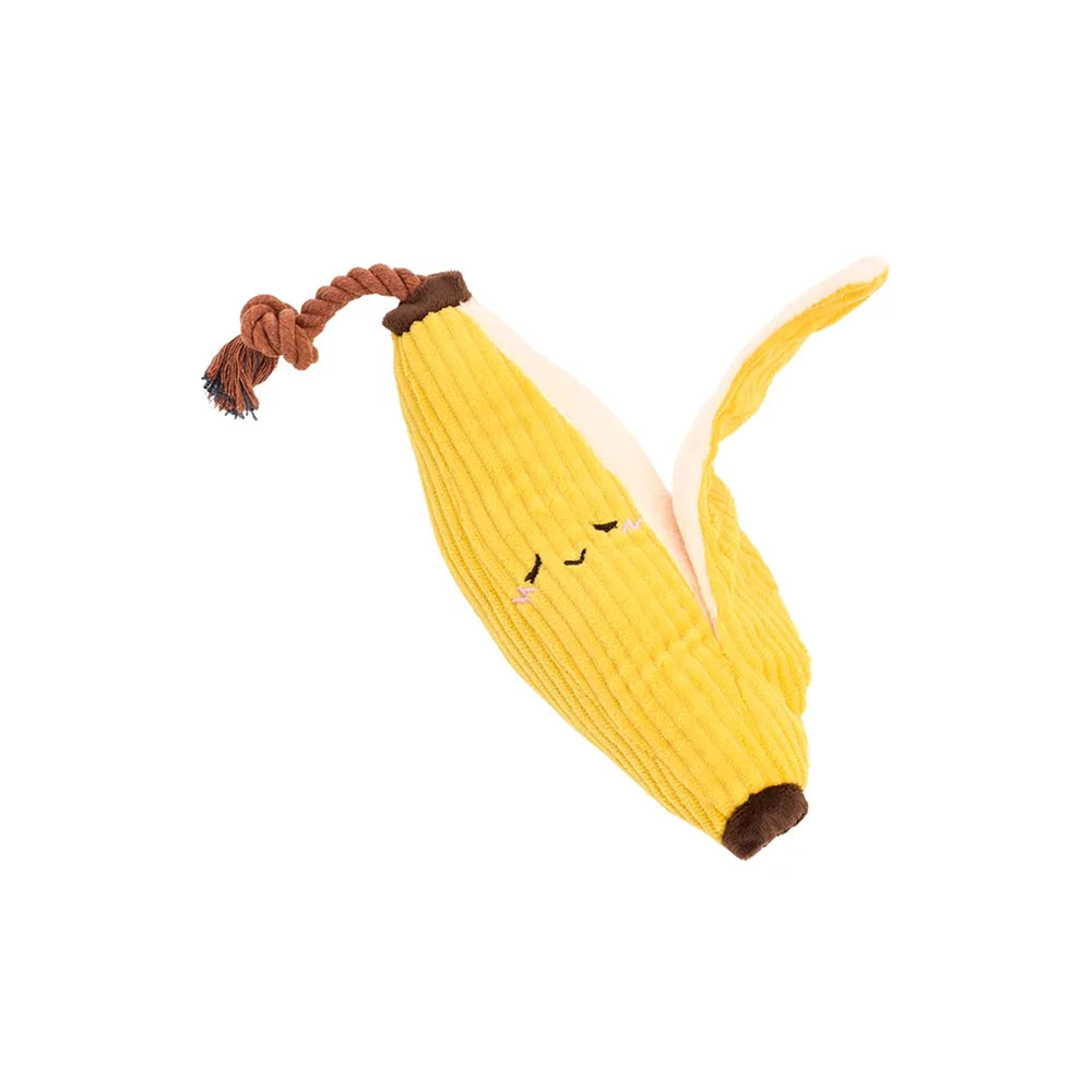 Jouet peluche banane crinkle pour chien ZippyPaws