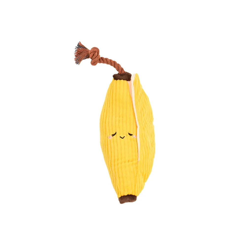 Peluche crinkle Banane ZippyPaws – jouet pour chien