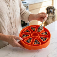 Plateau d'enrichissement anti-glouton souple Citrus Softie – Shallow eTray pour chien – Sodapup