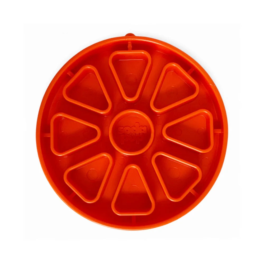 Plateau d'enrichissement anti-glouton souple Citrus Softie – Shallow eTray pour chien – Sodapup