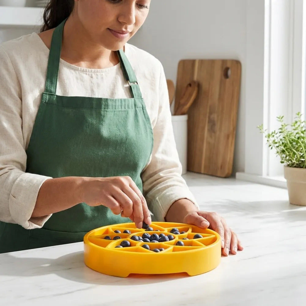 Plateau d'enrichissement anti-glouton Sunflower Softie – Shallow eTray souple pour chien – Sodapup