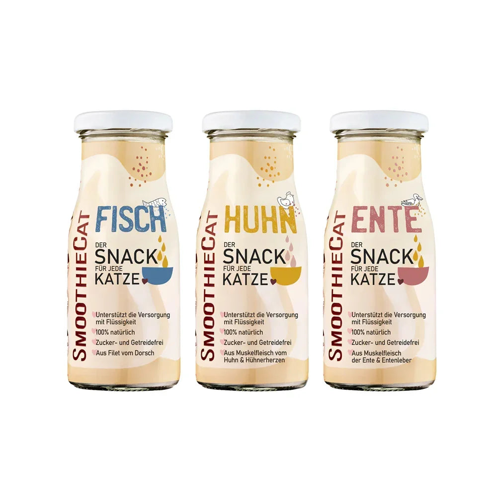 Smoothie pour chat – Plusieurs saveurs disponibles – 150mL