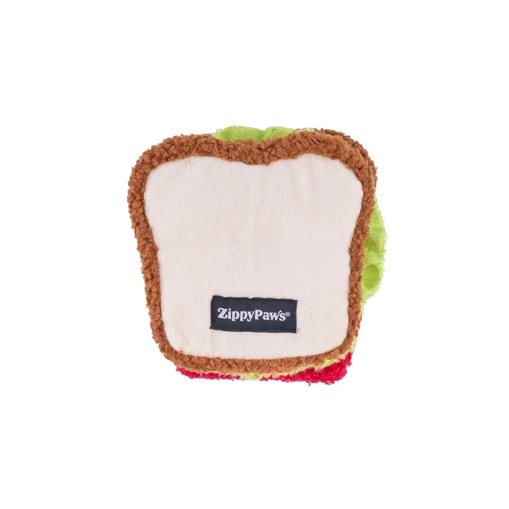 Snufflerz Stacks BLT Sandwich Zippypaws : jouet interactif de fouille pour chien et chat