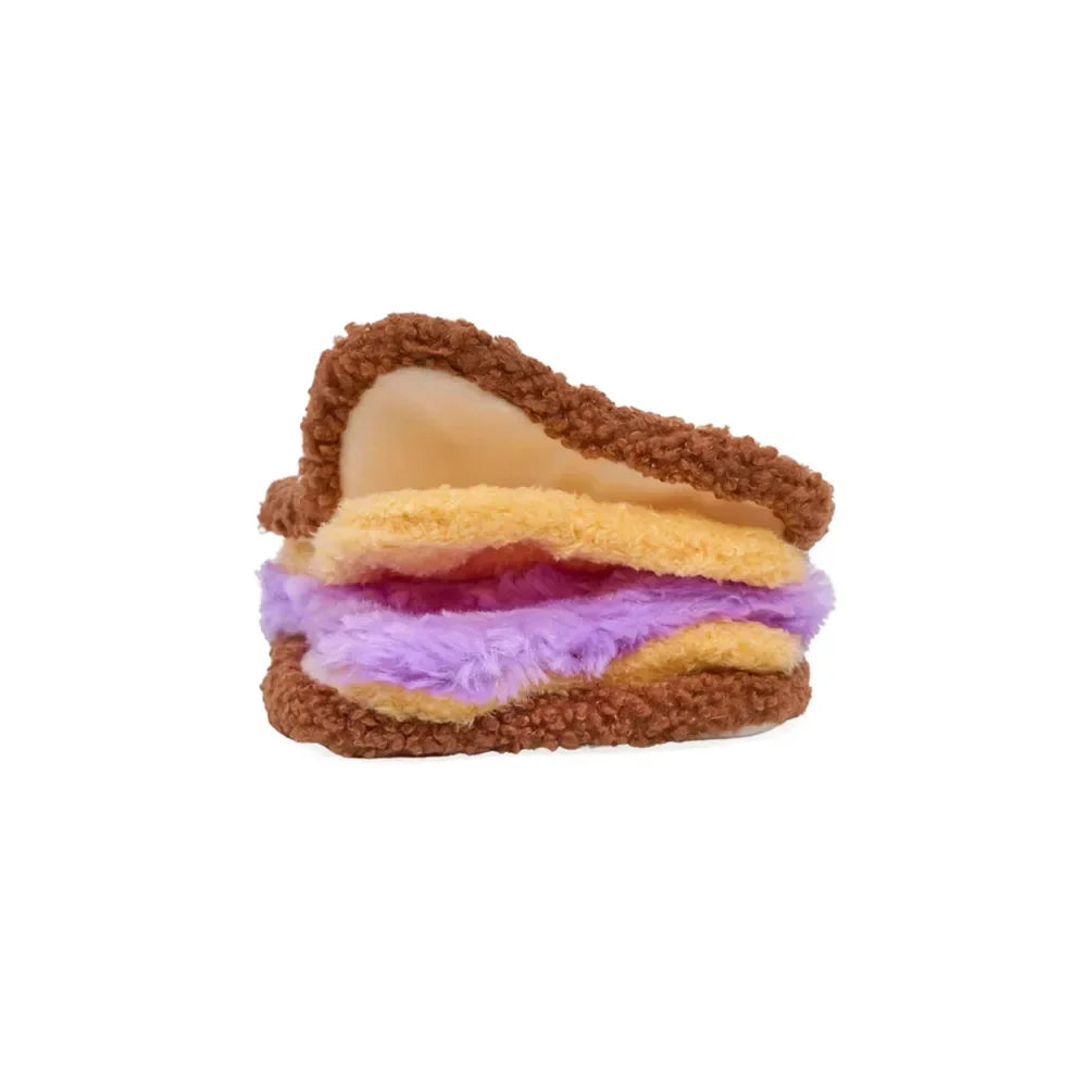 Snufflerz Stacks PB&J Sandwich Zippypaws : jouet interactif de fouille pour chien et chat