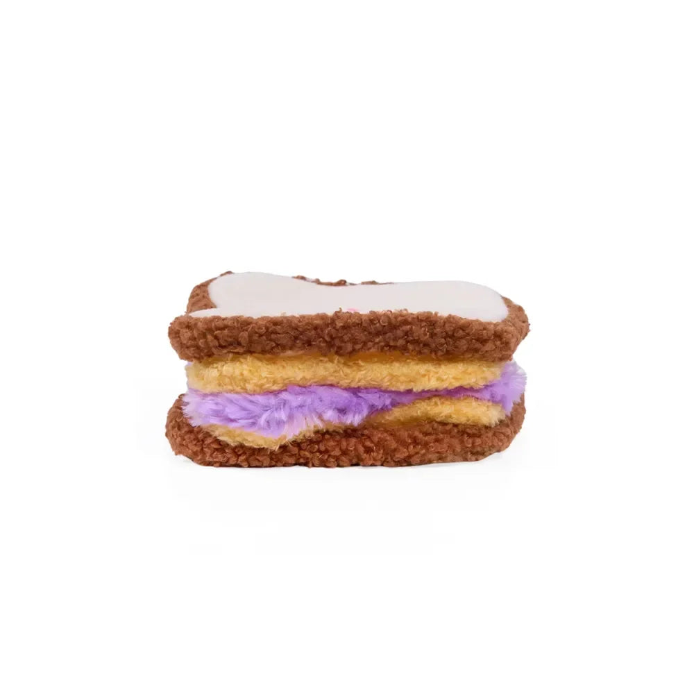 Snufflerz Stacks PB&J Sandwich Zippypaws : jouet interactif de fouille pour chien et chat