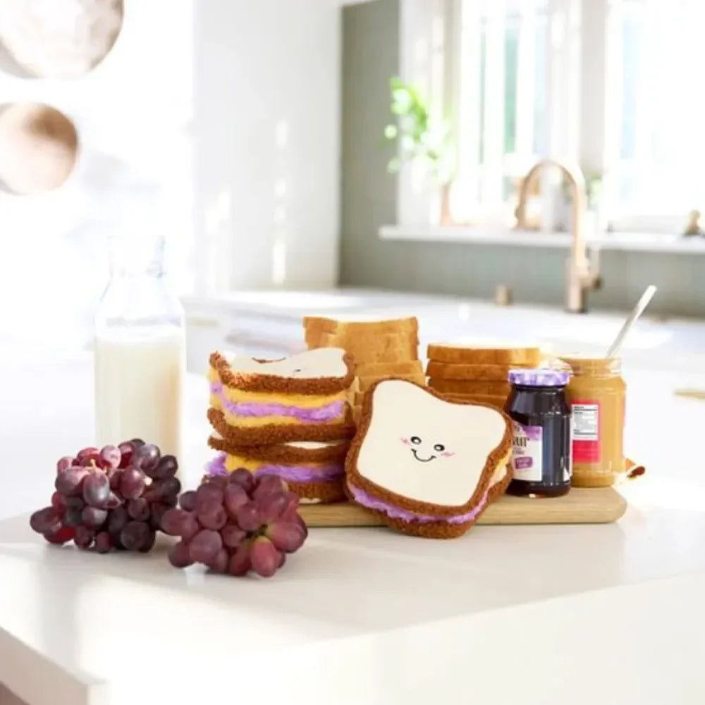 Snufflerz Stacks PB&J Sandwich Zippypaws : jouet interactif de fouille pour chien et chat