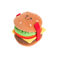 Snufflerz Stacks Cheeseburger Zippypaws : jouet interactif de fouille pour chien et chat