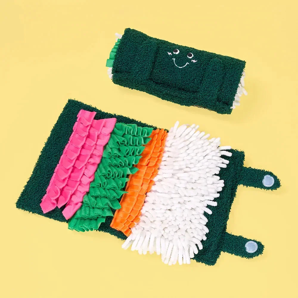Snufflerz Roll Sushi Zippypaws : le mini tapis de fouille pour chien