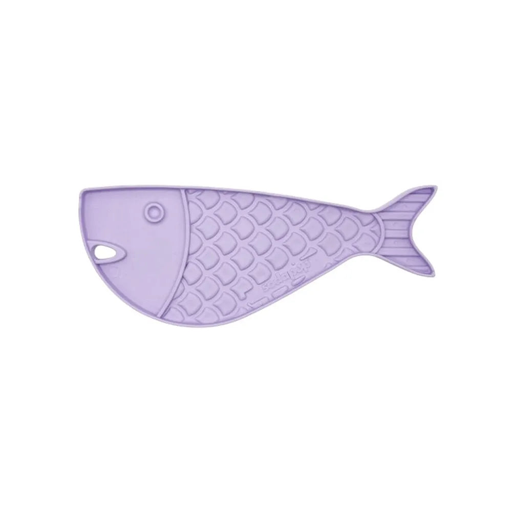 Tapis de léchage Poisson Rouge – eMat mini pour chat – Sodapup®
