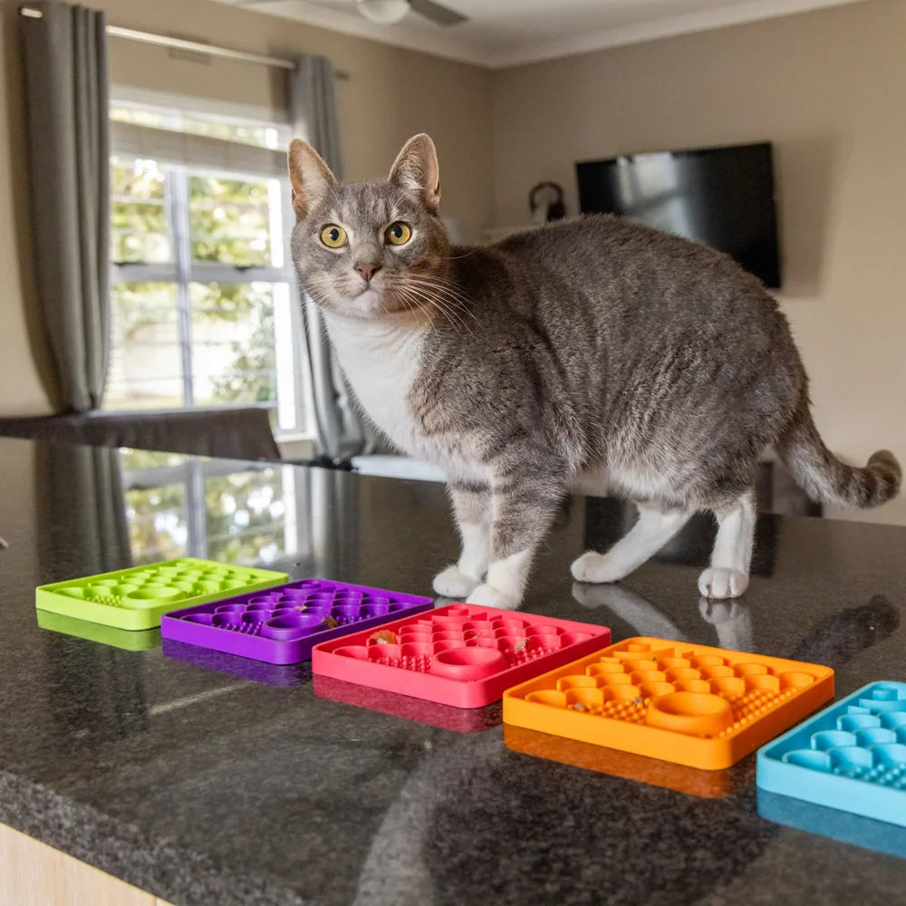 Lickimat Catster – Tapis de léchage pour chat – VENTE FLASH