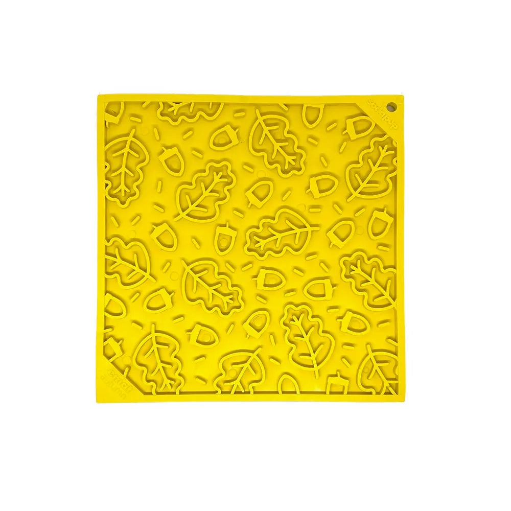 Tapis de léchage Feuilles d'Automne – eMat pour chien – Sodapup®