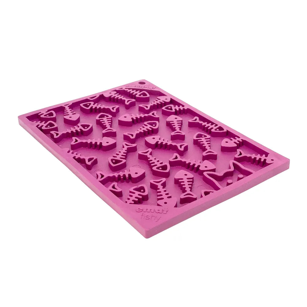 Tapis de léchage Fishy – eMat mini pour chien et chat – Sodapup®
