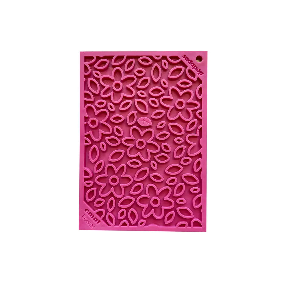 Tapis de léchage Flower Power – eMat pour chien et chat – Sodapup®