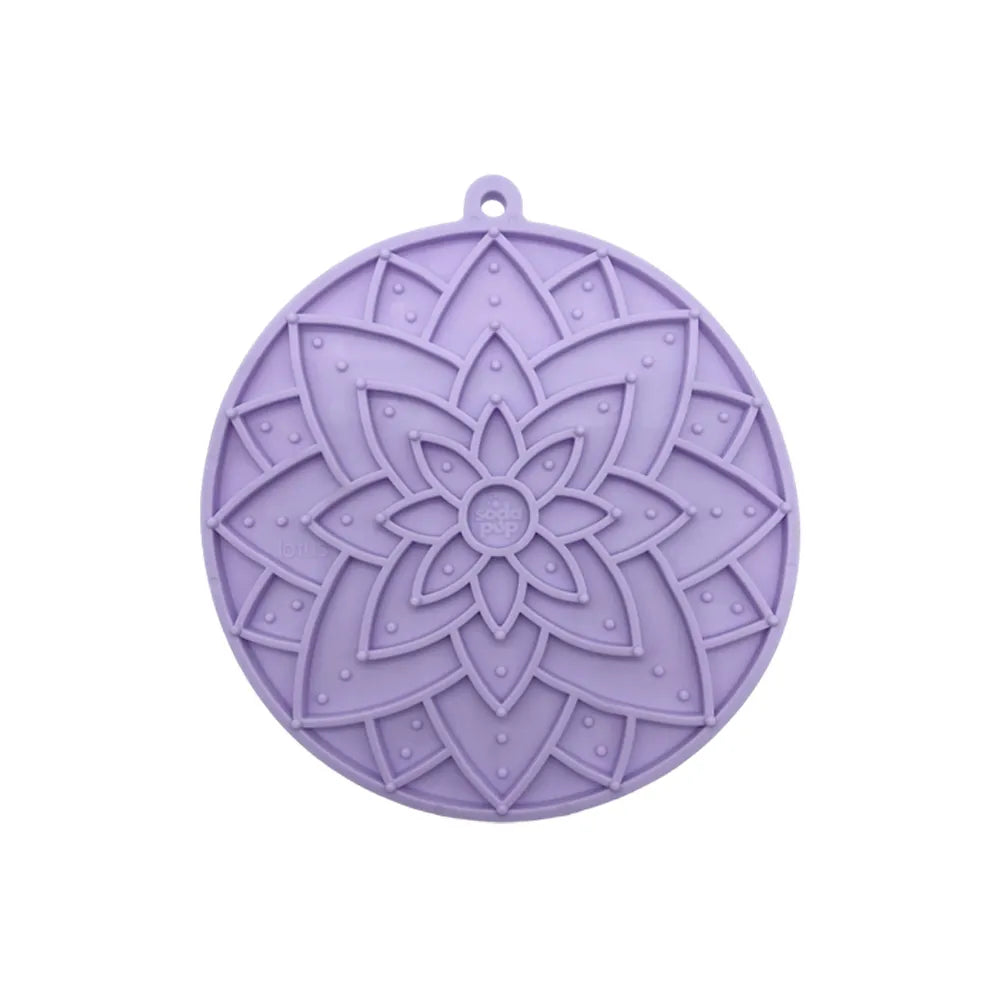 Tapis de léchage Fleur de Lotus – eMat à ventouses pour chien – Sodapup®