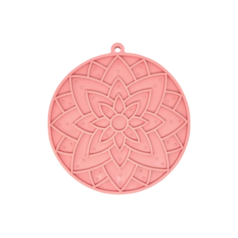 Tapis de léchage Fleur de Lotus – eMat à ventouses pour chien – Sodapup®