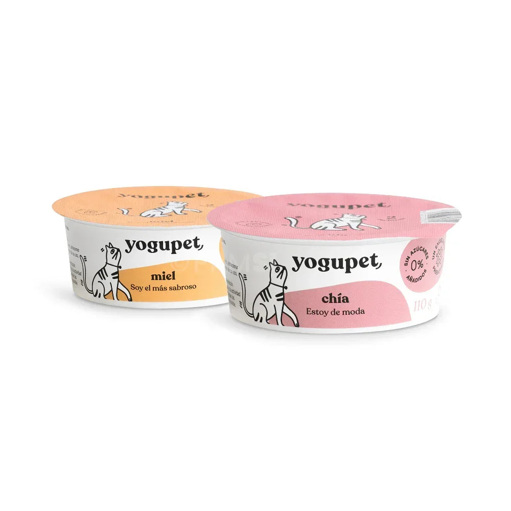 Yaourt pasteurisé sans lactose pour chats 🍯🫘🍼 – Gamme classique – Yogupet – 110g
