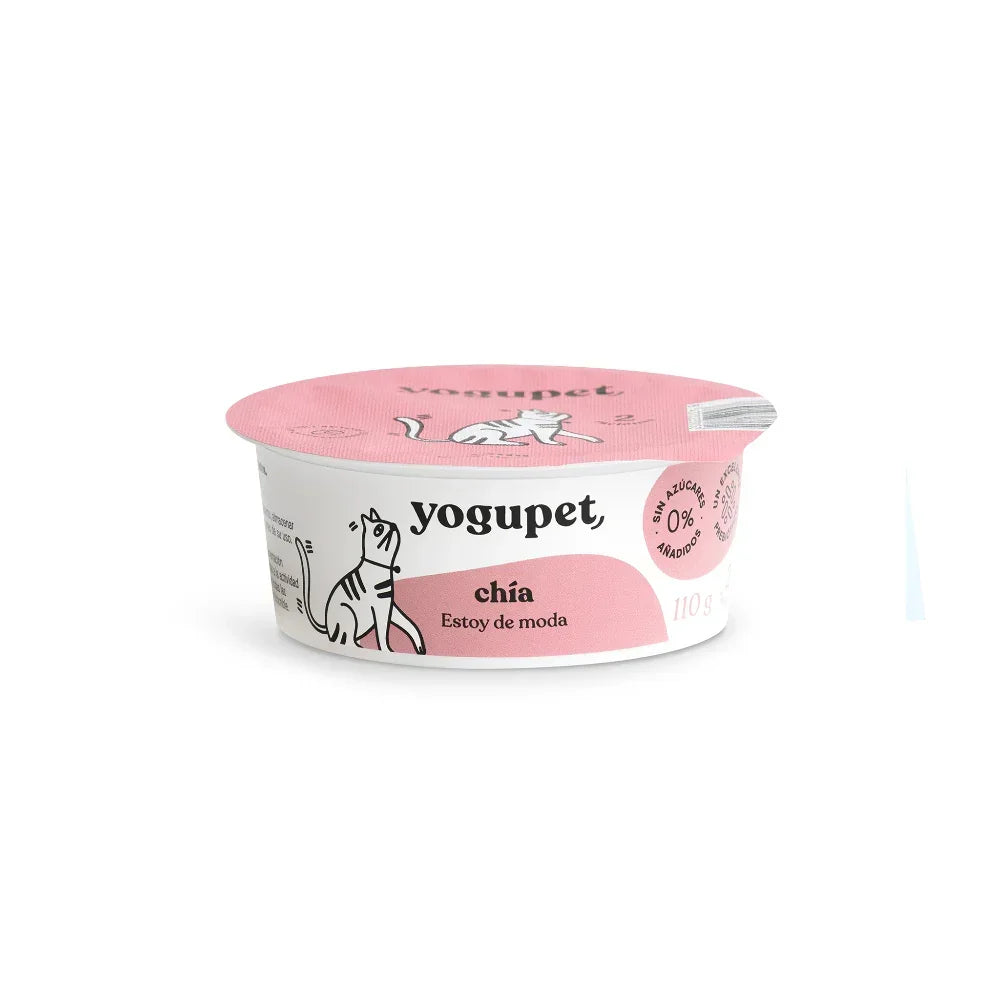Yaourt pasteurisé sans lactose pour chats 🍯🫘🍼 – Gamme classique – Yogupet – 110g