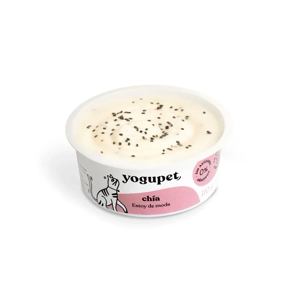 Yaourt pasteurisé sans lactose pour chats 🍯🫘🍼 – Gamme classique – Yogupet – 110g