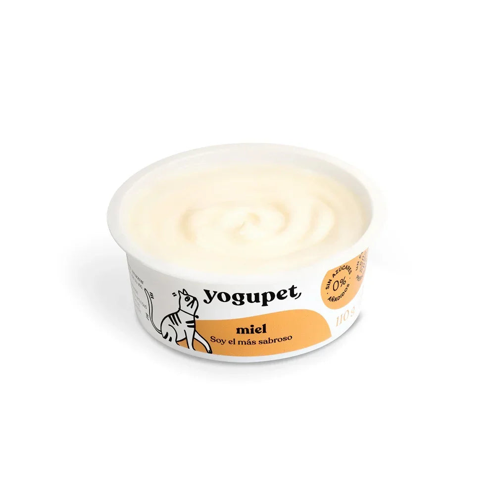 Yaourt pasteurisé sans lactose pour chats 🍯🫘🍼 – Gamme classique – Yogupet – 110g