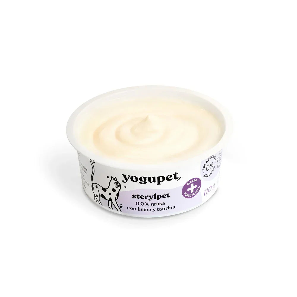 Yaourt pasteurisé sans lactose pour chats 🩷🩵🧡 – Gamme fonctionnelle – Yogupet – 110g