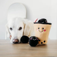 peluche pour chien bubble milk tea