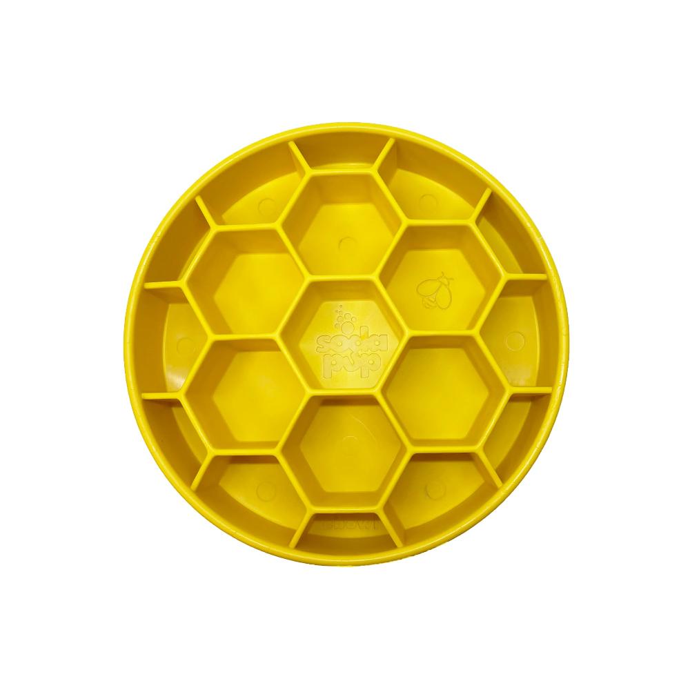 gamelle anti-glouton nid d'abeille