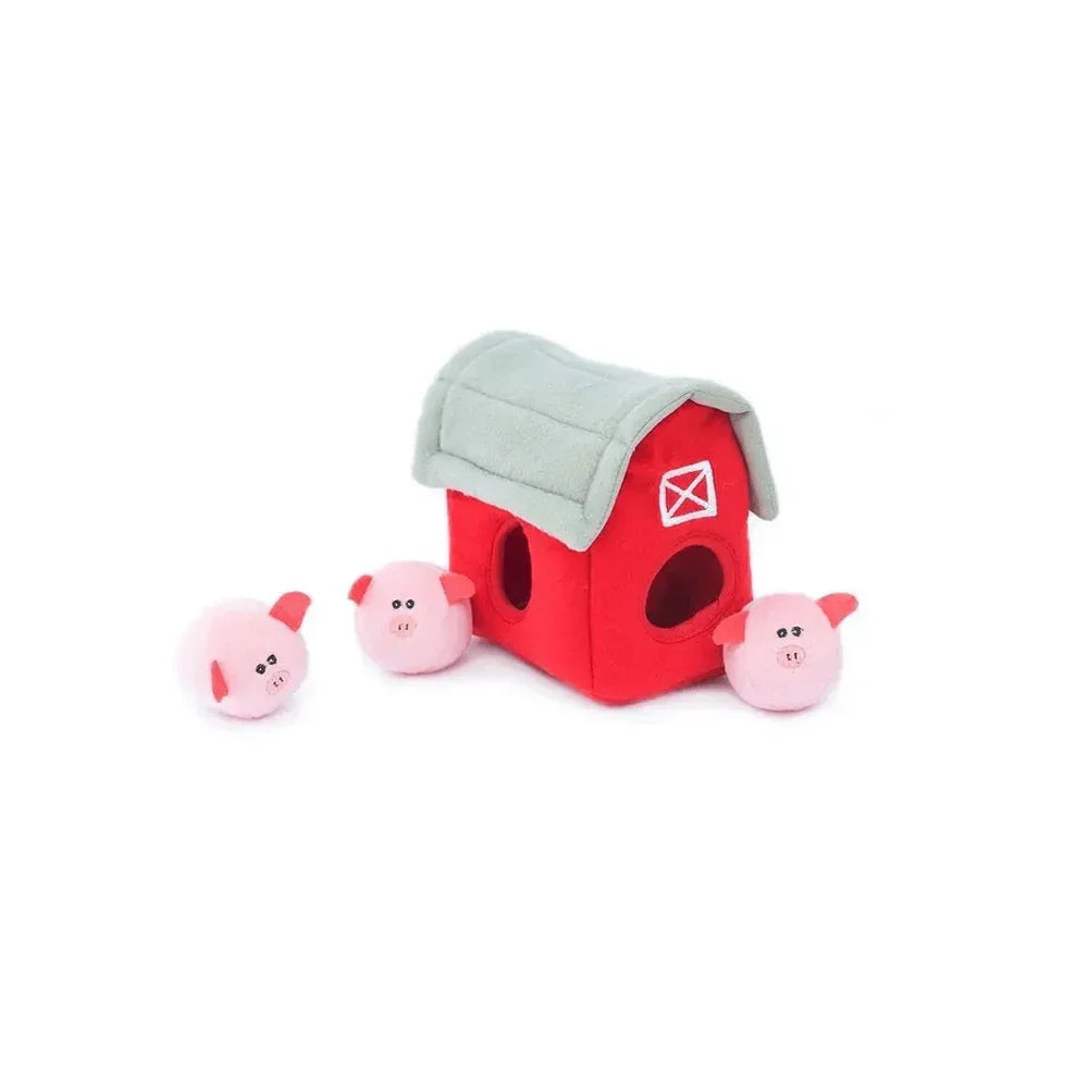 peluche de flair maison 3 petits cochons