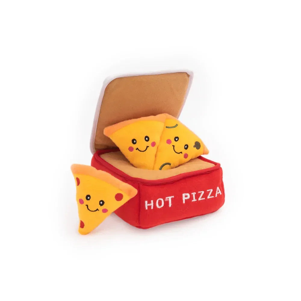 boite à pizza peluche de flair